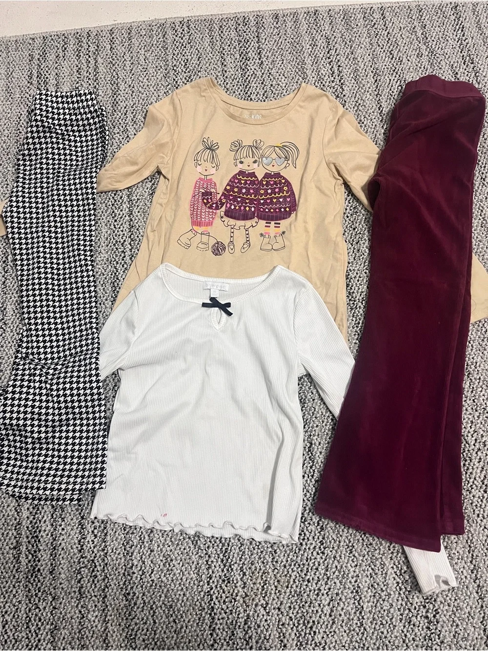 Girls 6 Fall School Clothing Lot Denim Jumpers Activewear Skorts Yoga Pants EUC
